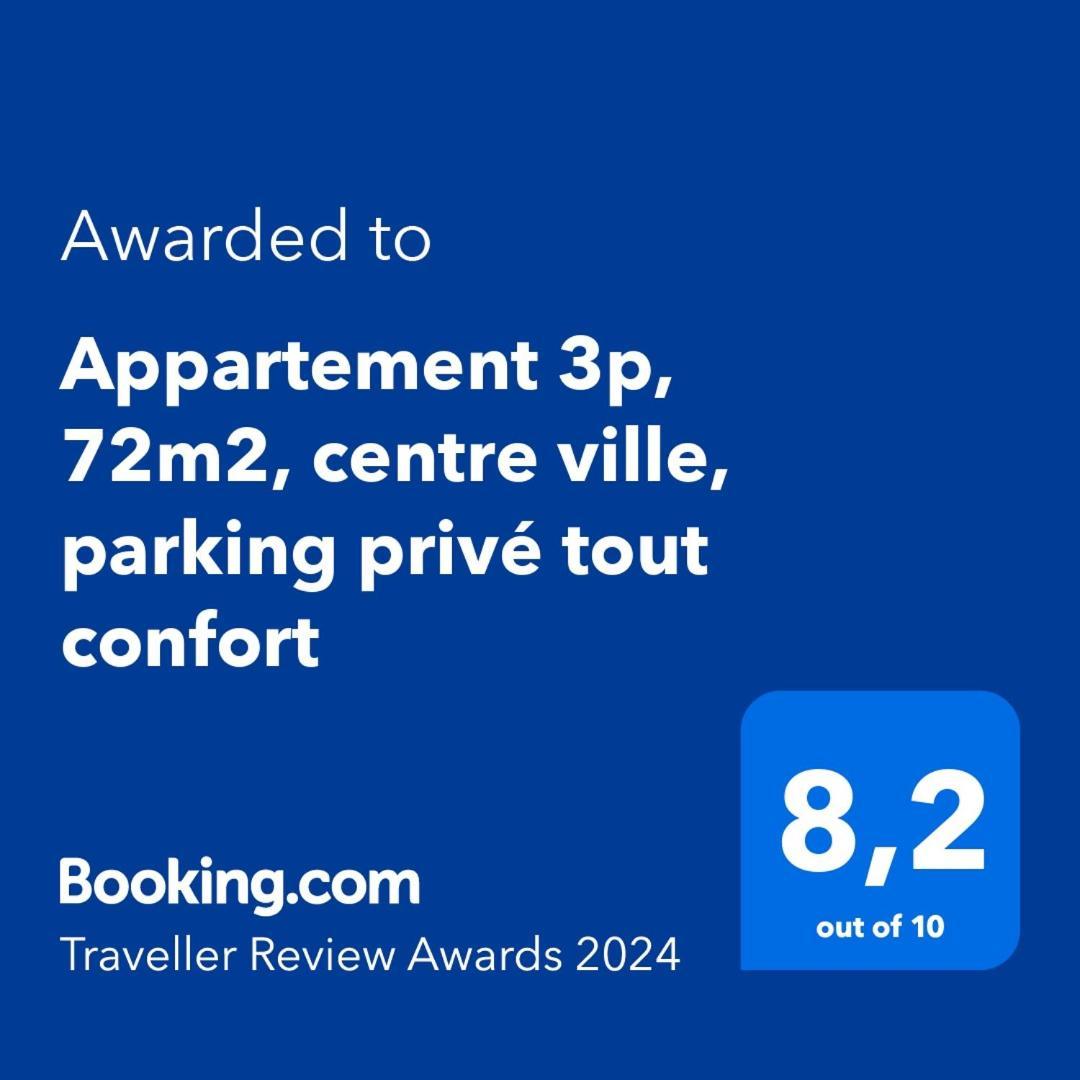 Appartement 3P, 72M2, Centre Ville, Parking Prive Tout Confort Бискаррос Экстерьер фото
